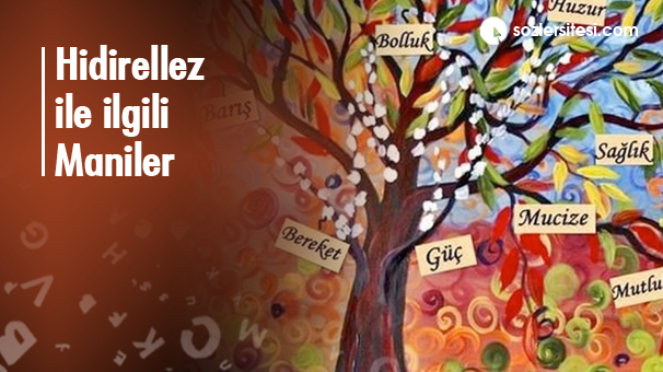 Hıdırellez ile ilgili Maniler