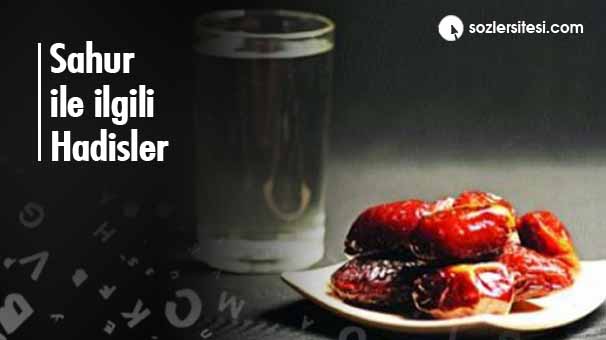 Sahur ile ilgili Hadisler