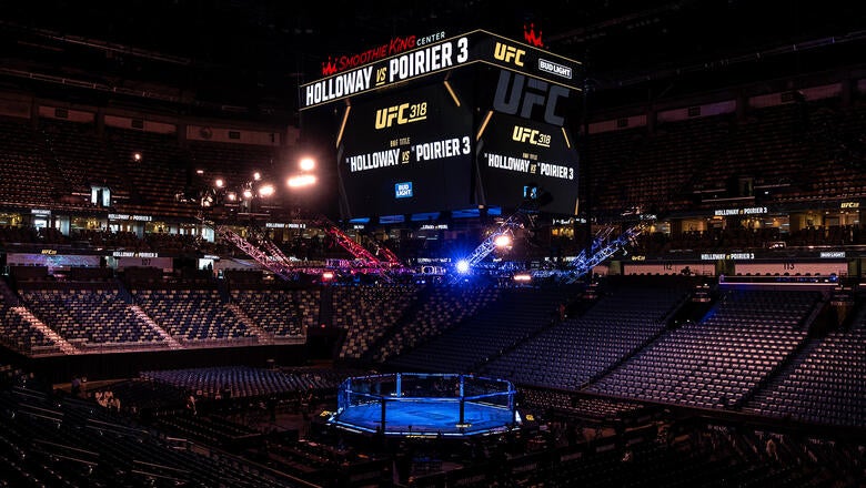 071925 UFC 318 General View Octagon Smoothie King Center