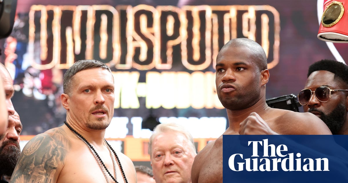 ‘Two fights left’: Usyk closes in on history and retirement with Dubois test | Boxing