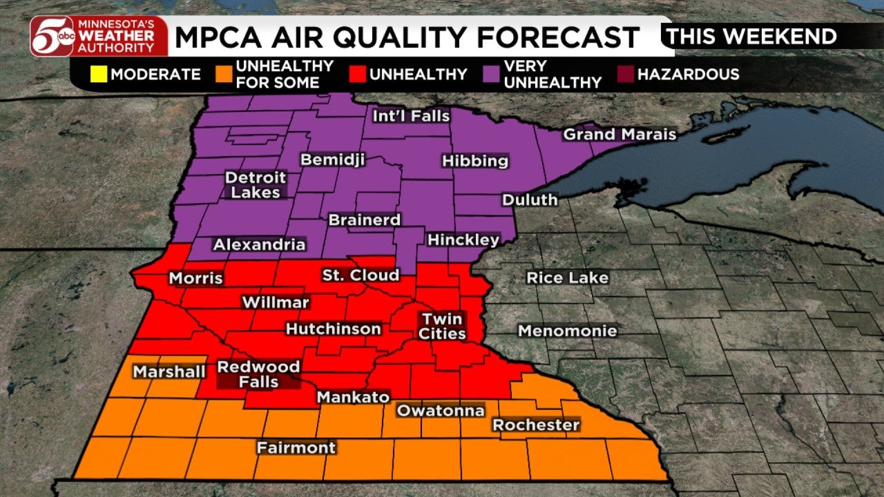 Air quality map