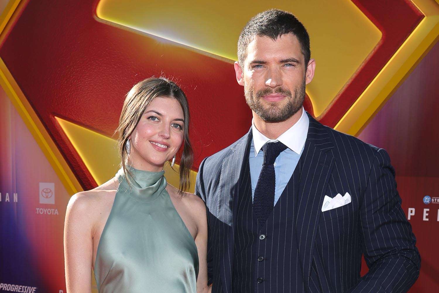 David Corenswet Julia Best Warner Superman Premiere 070825 ca3769542cfb483ab98eb521c89aa427