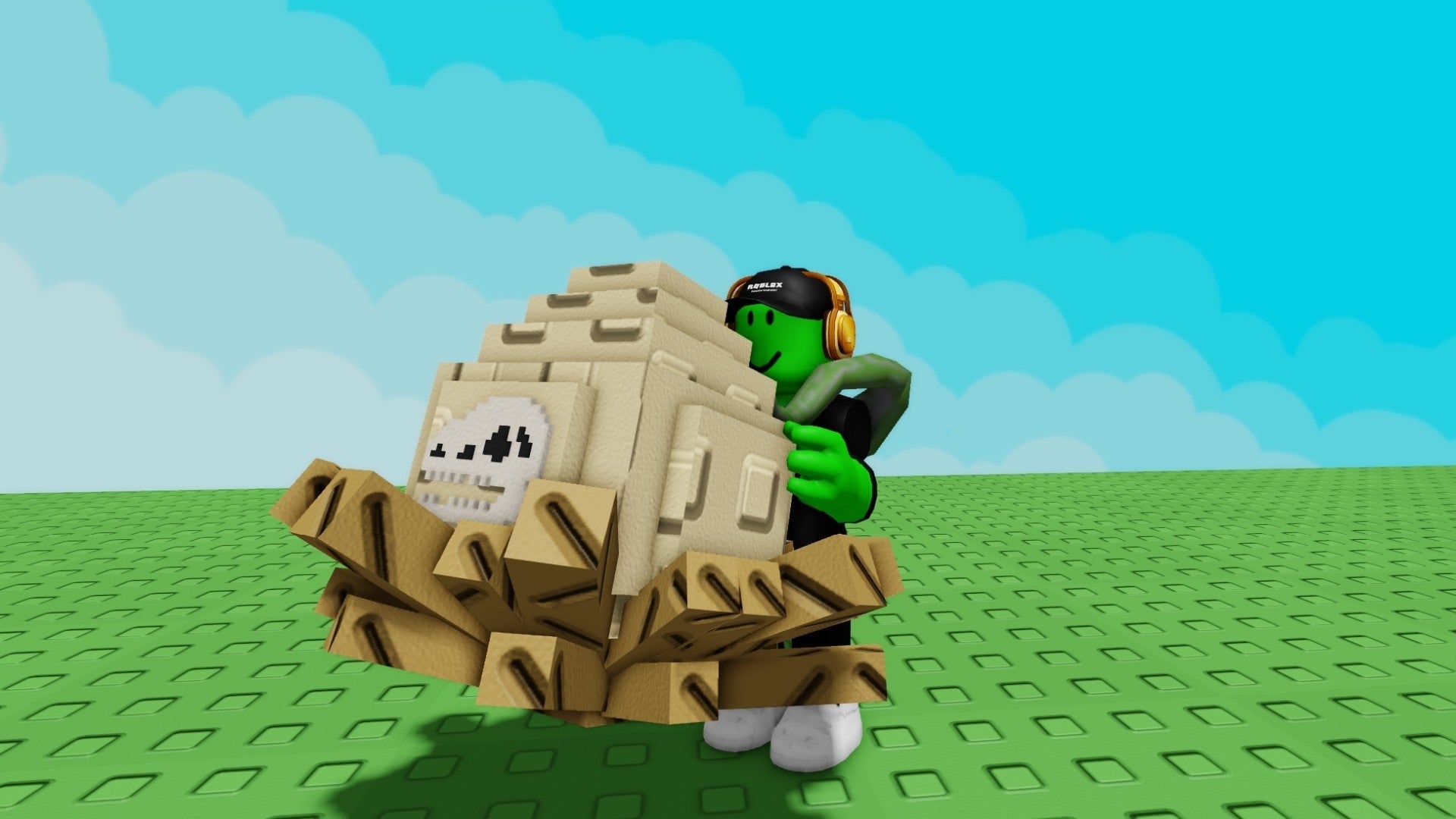 Grow a Garden Holding a Dinosaur Egg