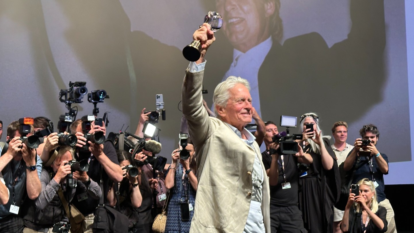 Michael Douglas at the 2025 Karlovy Vary International Film Festival 2