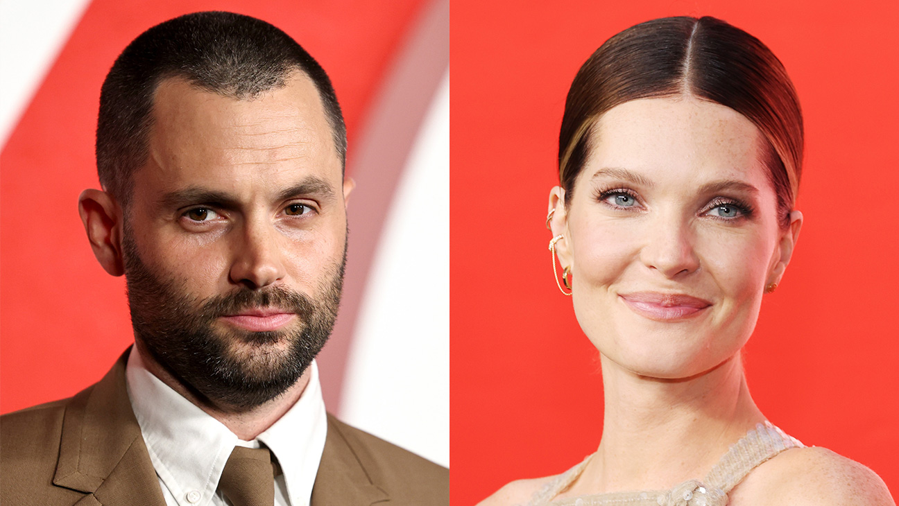 Penn Badgley and Meghann Fahy Split Getty H 2025