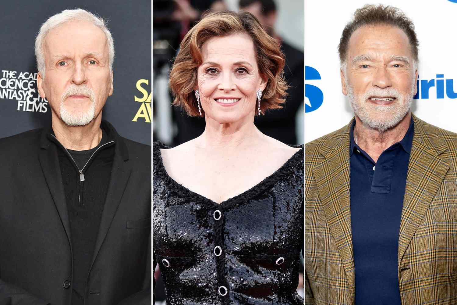 james cameron Sigourney Weaver Arnold Schwarzenegger 071425 7485eb4044f54f1dad14e5be57cc7c1e