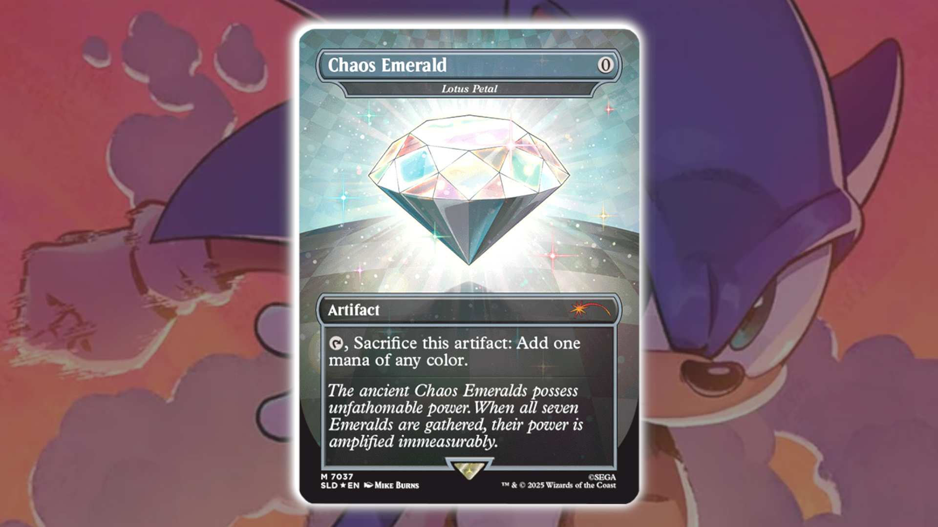 magic the gathering chaos emerald sonic lotus petal