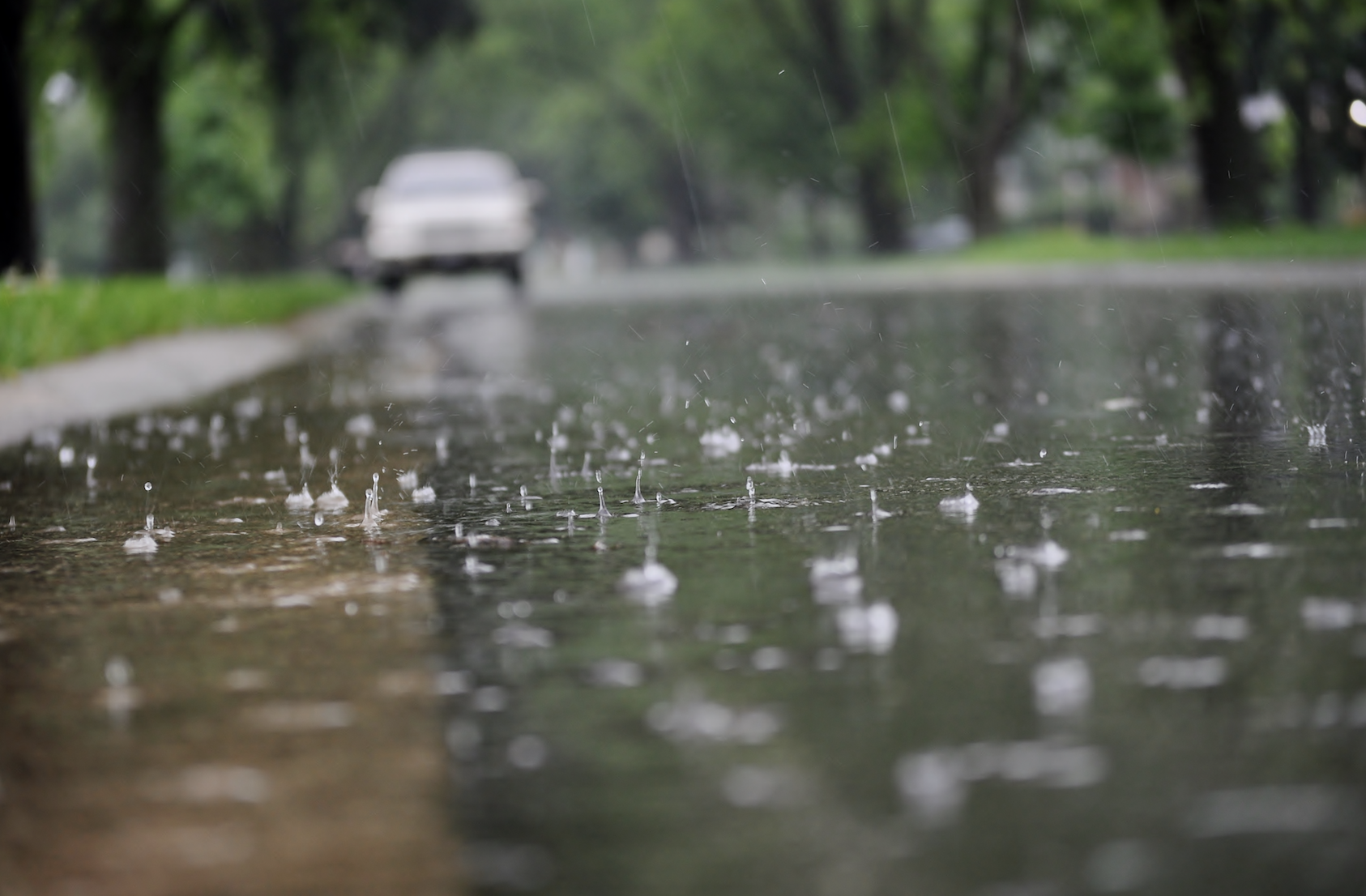 rain drain storm