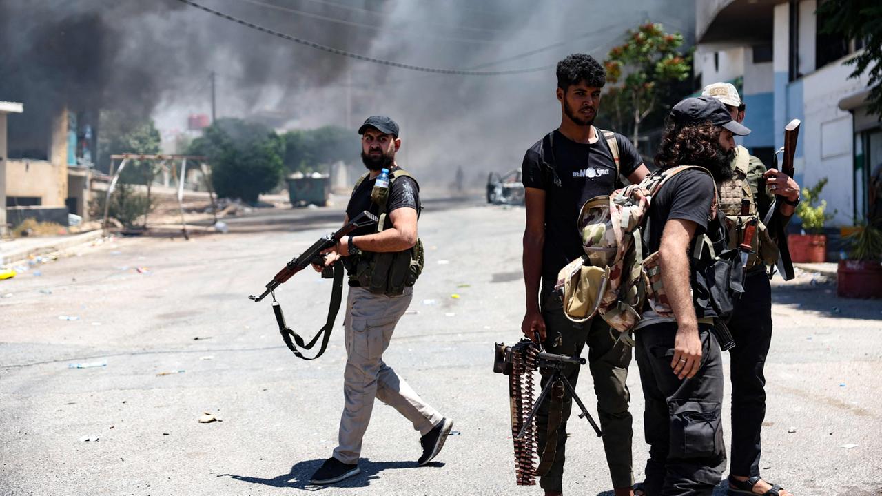 syrien kaempfe suwaida 100