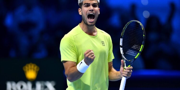 Carlos Alcaraz secures year-end No. 1 ranking with ATP Tour Finals win over Lorenzo Musetti Carlos Alcaraz secures year-end No. 1 ranking with ATP Tour Finals win over Lorenzo Musetti