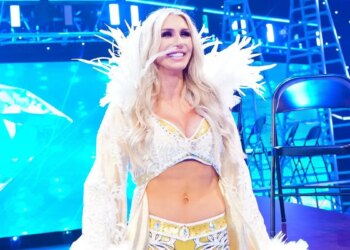 Charlotte Flair breaks character on WWE RAW