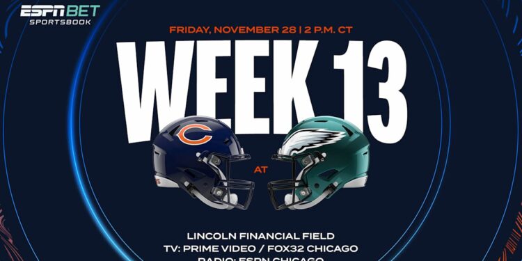 Chicago Bears at Philadelphia Eagles Black Friday 2025 Chicago Bears at Philadelphia Eagles Black Friday 2025