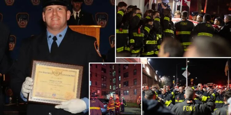 FDNY firefighter Patrick Brady dies battling five-alarm blaze in NYC FDNY firefighter Patrick Brady dies battling five-alarm blaze in NYC