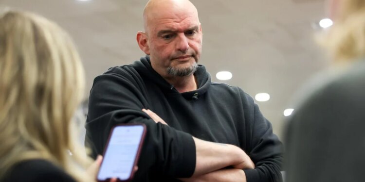 Fetterman hospitalized after fall near his Pennsylvania home Fetterman hospitalized after fall near his Pennsylvania home