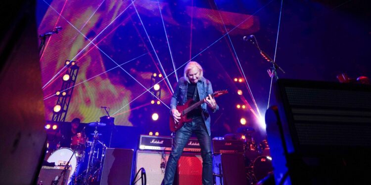 Joe Walsh, shown at a VetsAid concert in 2023, is bringing his benefit performance for military veterans and their families to Intrust Bank Arena on Saturday.