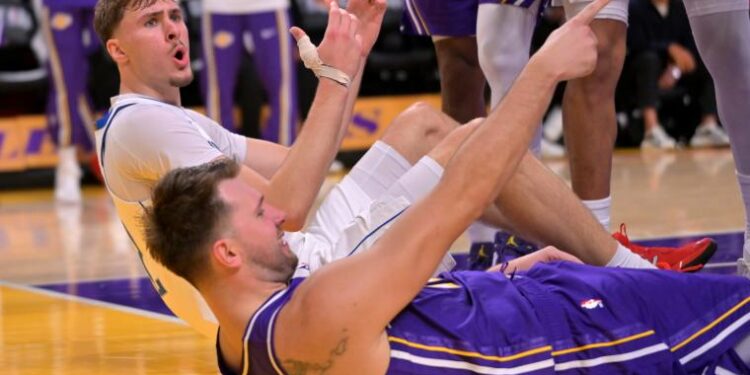 Lakers' Luka Doncic sends six-word message to Mavericks' Cooper Flagg after blockbuster matchup Download app from appStore