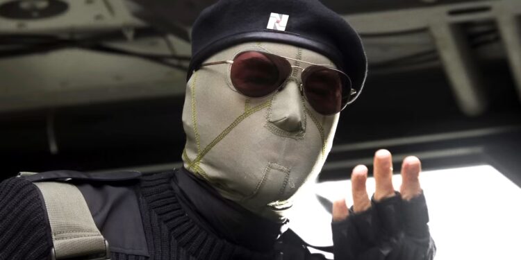 Lee Pace On Playing The Running Man's Masked Villain Evan McCone