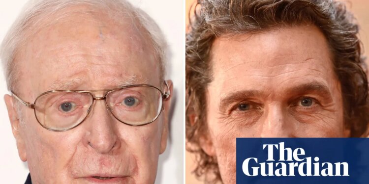 Matthew McConaughey and Michael Caine sign voice deal with AI company | Artificial intelligence (AI)