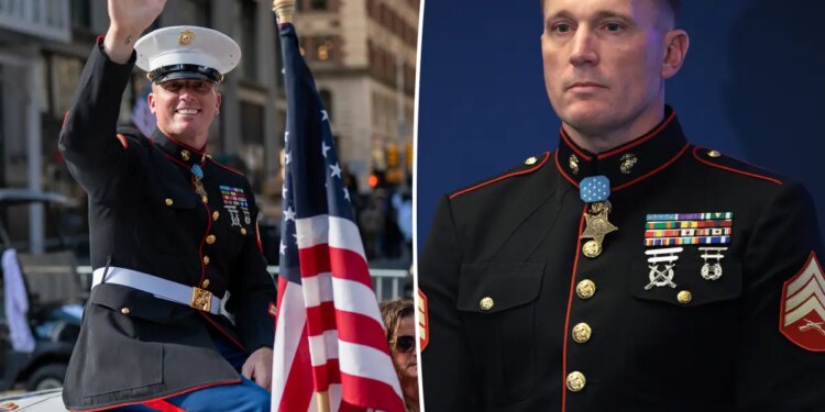 Medal of Honor recipient, Marine Dakota Meyer, says New York is a 'patriotic city'