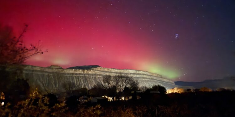 Northern lights as seen across Colorado last night (and yes, you may be able to see them again tonight) Northern lights as seen across Colorado last night (and yes, you may be able to see them again tonight)