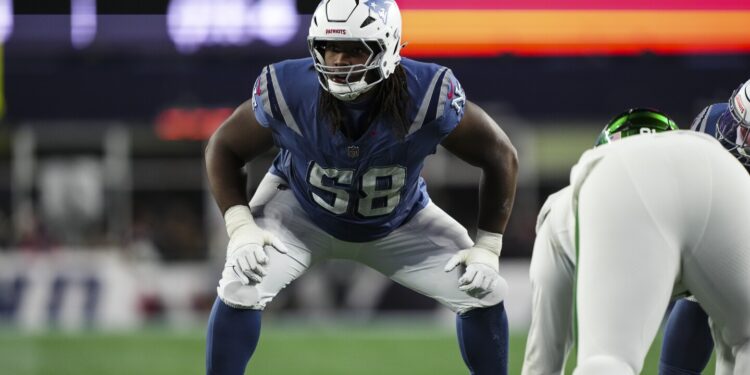 Patriots LG Jared Wilson carted off with an ankle injury Patriots LG Jared Wilson carted off with an ankle injury