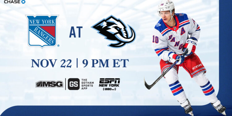 Rangers at Mammoth: Pregame Notes | 11.22.25