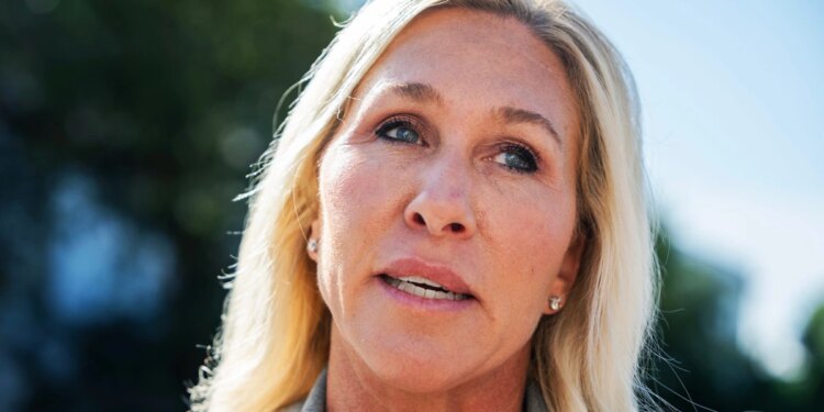 Rep. Marjorie Taylor Greene questions if Trump is still the 'America First' president Rep. Marjorie Taylor Greene questions if Trump is still the 'America First' president