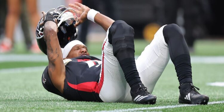Sources: Falcons' London set for MRI; early signs on knee OK Sources: Falcons' Penix has potential season-ending knee injury