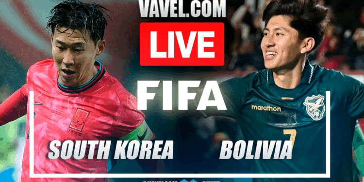 South Korea vs Bolivia LIVE Score Updates in Friendly Match | 11/14/2025 VAVEL logo