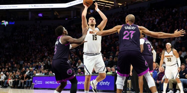 Stats system at Target Center crashes during Nuggets-Wolves