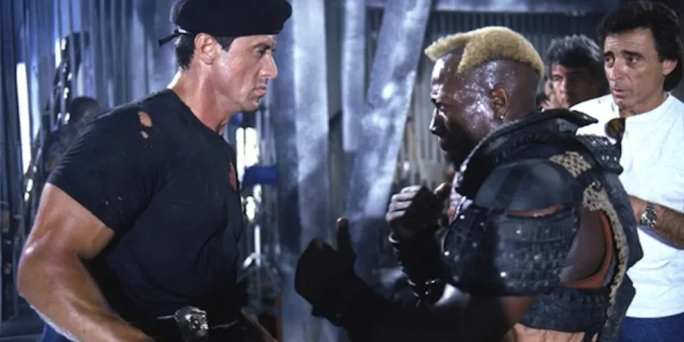 Sylvester Stallone Wore Body Armor So Wesley Snipes Could 'Really Lay Into' Him In Demolition Man Yahoo entertainment home