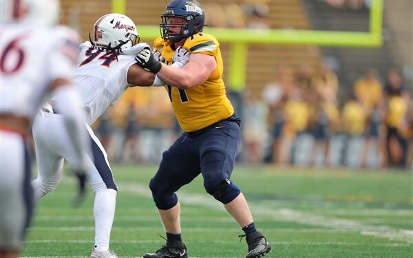 Toledo offensive lineman Matt Hofer honored to be Wuerffel Trophy finalist