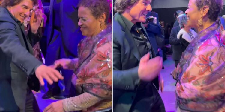 Tom Cruise Is a 'Vibe' as He Dances Up a Storm at Celebration for Debbie Allen Tom Cruise Is a 'Vibe' as He Dances Up a Storm at Celebration for Debbie Allen