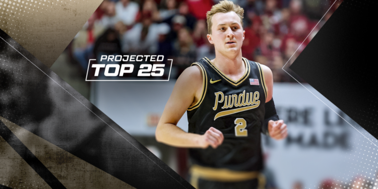 Tomorrow's Top 25 Today projects college basketball rankings: Purdue back to No. 1? Tomorrow's Top 25 Today projects college basketball rankings: Purdue back to No. 1?
