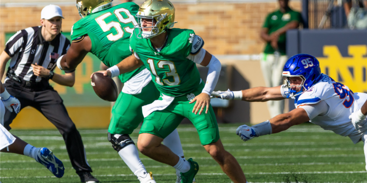 Where Does Notre Dame’s CJ Carr Rank Among Power Four QBs Two Months Into Season?