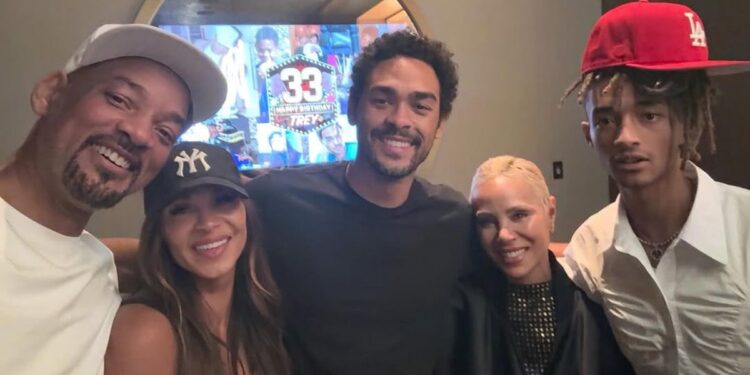 Will Smith Poses in Rare Blended Family Snap for Son Trey's Birthday Will Smith Poses in Rare Blended Family Snap for Son Trey's Birthday